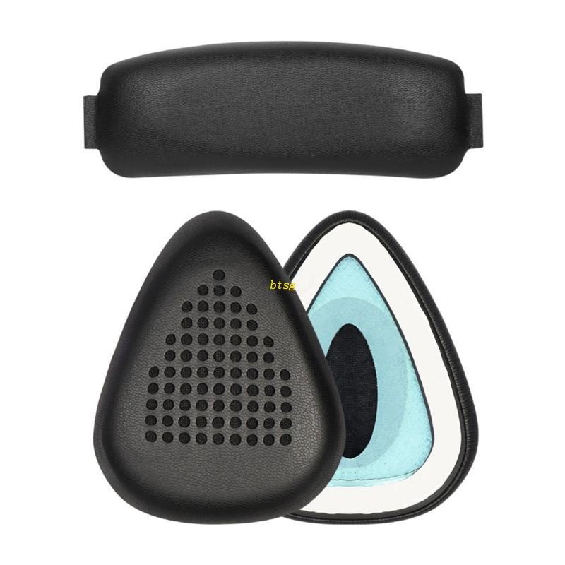 Bt Earpads Headbeam Breathable Untuk Cover Headphone Meka Dva Nyaman Dipakai