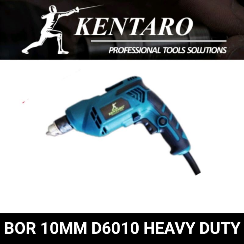 MESIN BOR LISTRIK 10MM D6010 HEAVY DUTY KENTARO JAPAN QUALITY