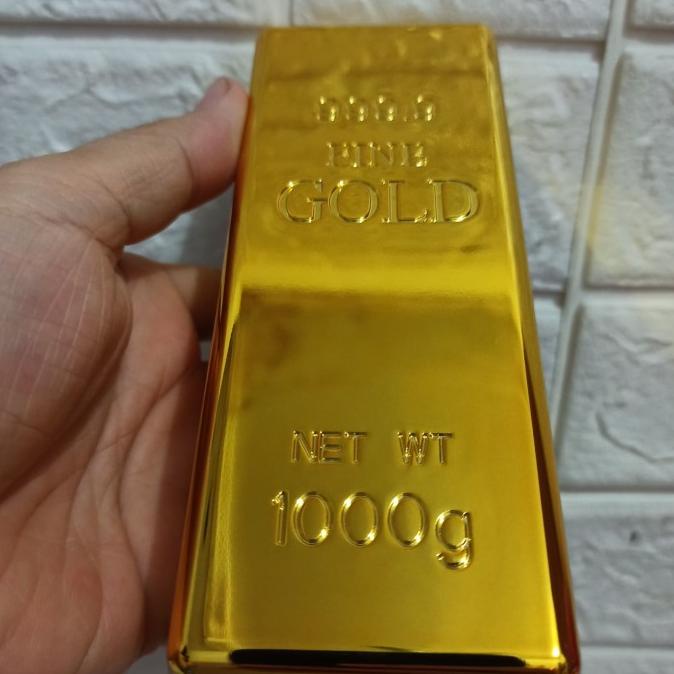 Promo Mainan Emas Batangan 1000G Palsu