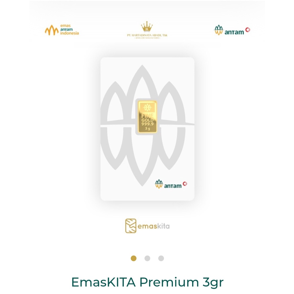 Logam Mulia Antam 3 Gram