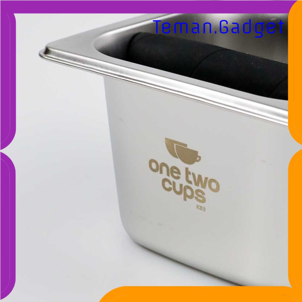 TG - DPR One Two Cups Wadah Kopi Espresso Knock Box Waste Container 17cm - KB3