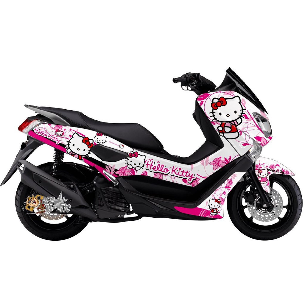 Decal Nmax Hello Kitty Stiker Full Body  Nmax OLD / NEW N MAX 2020 2021 2022 2023 Hello Kitty