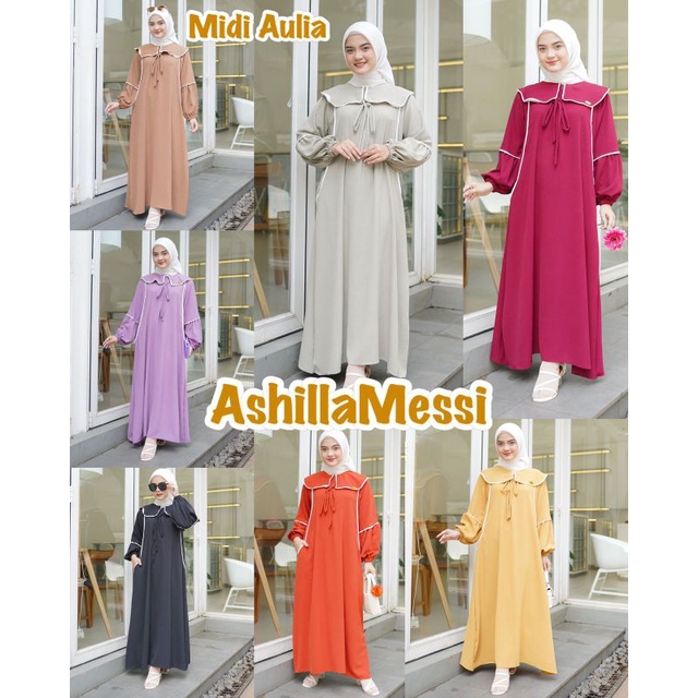 MIDI DRESS AULIA BY ASHILLA MESSI