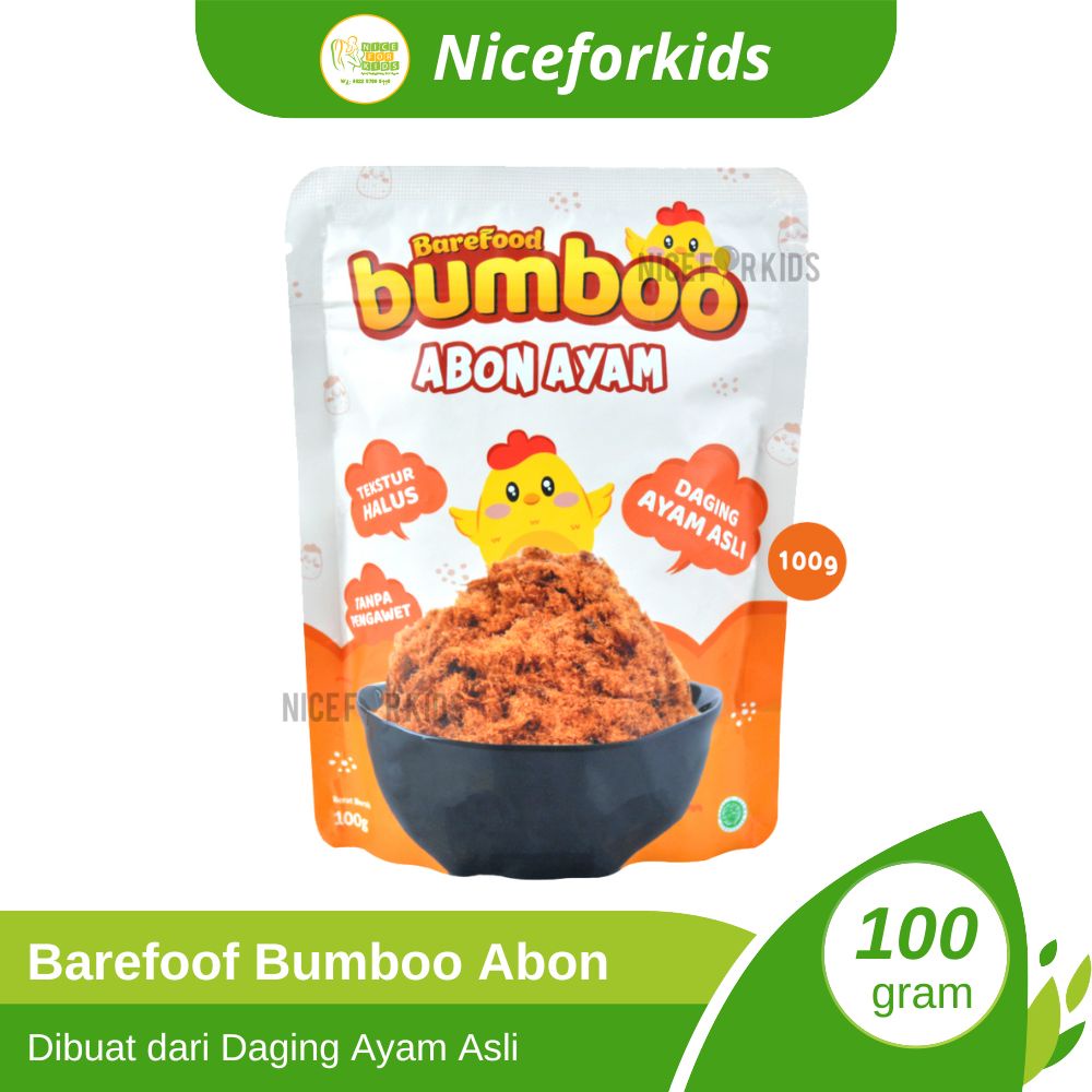 Barefood Bumboo Abon Ayam 100 gr / Abon Sapi 100gr