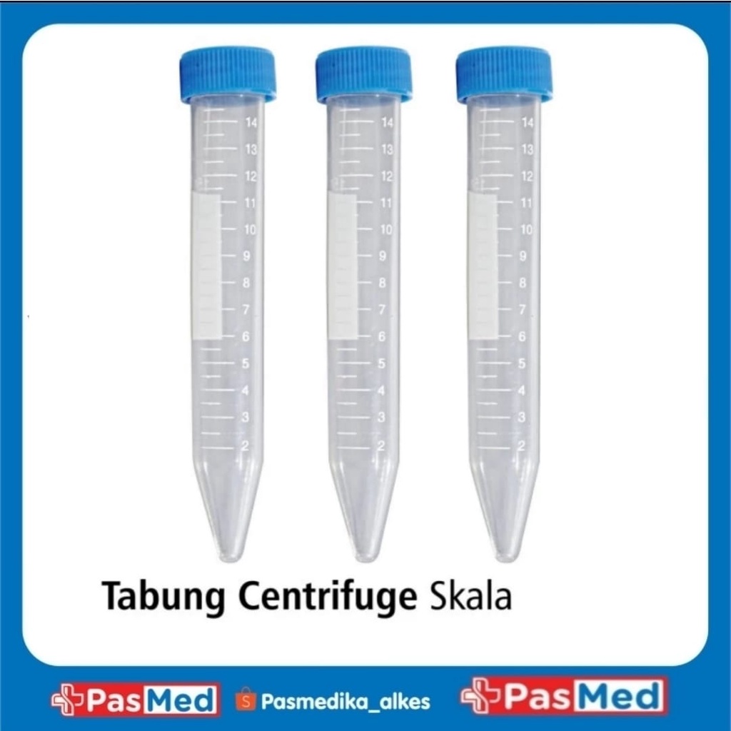 Jual Tabung Centrifuge Tube PP 15ml Onemed Bag Eceran Per 1 Pcs ...