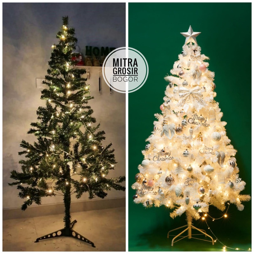 [210cm 180cm] Pohon Natal Christmas Tree Besar Pohon Cemara Dekorasi Hiasan 210 180 150 120 90 60 2 meter