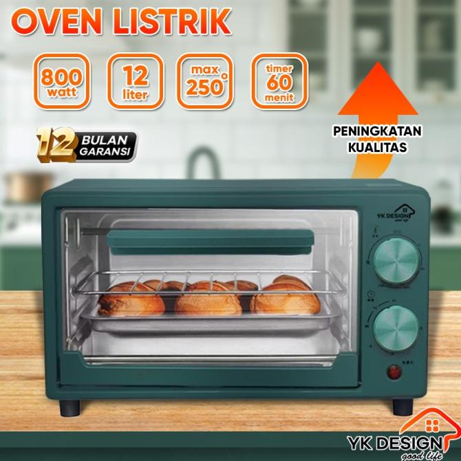 YK DESIGN YK-812B Oven Pemanggang listrik Penghangat Makanan kapasitas