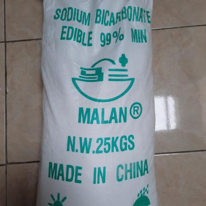 

soda kue / baking soda / sodium bicarbonater original malan 25 kg
