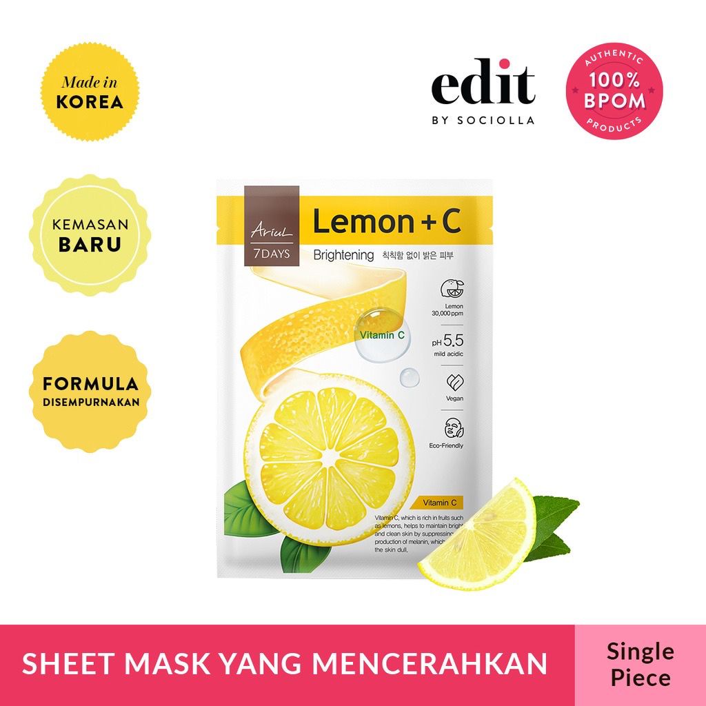 ARIUL 7days Mask Lemon + C (NEW)