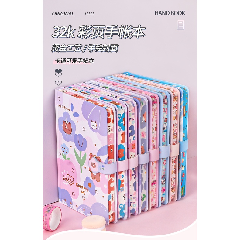 

Buku Diary Motif Lucu / Notebook Diary 18,5x13 cm / Magnetic / Agenda Journal Cute /Hard Cover