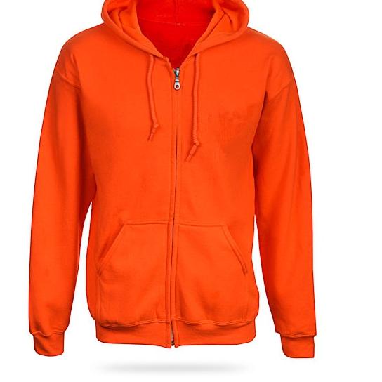 ✔✔SALE✔✔  Jaket Hoodie RESLETiNG SLETiNG ZiPPER ZiPER Distro OREN ORANGE POLOS custom pria wanita un