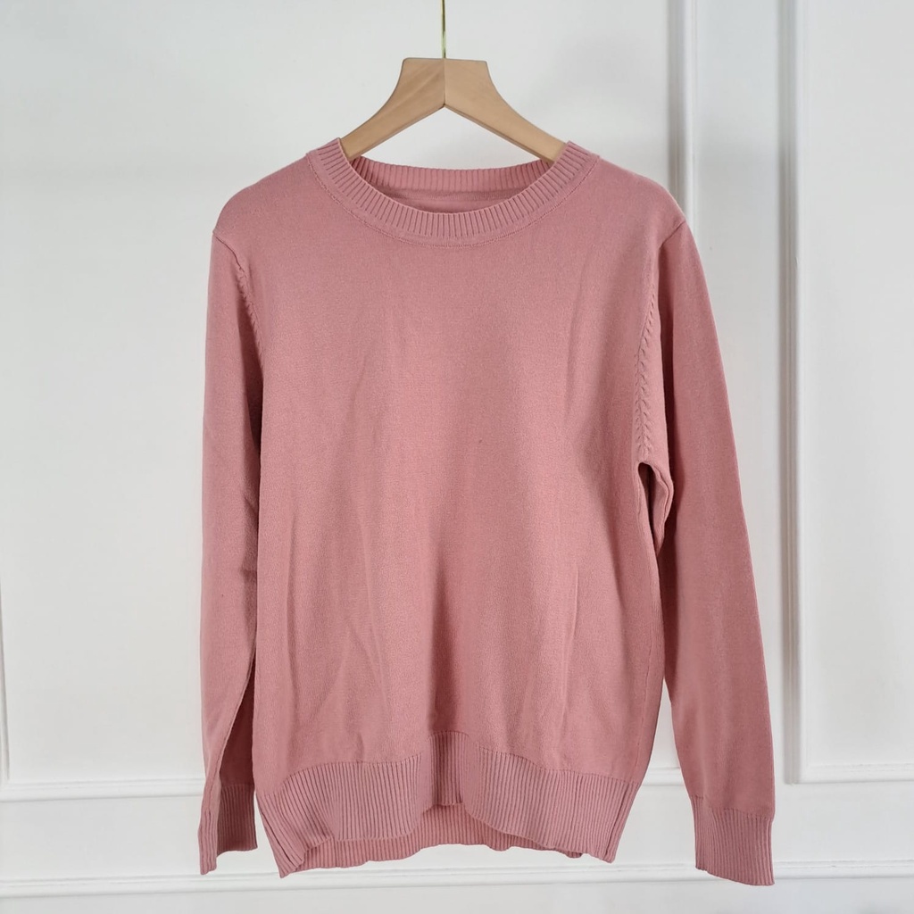 Sabrina Sweater Polos Knit - Atasan Rajut Wanita NBN (5162)