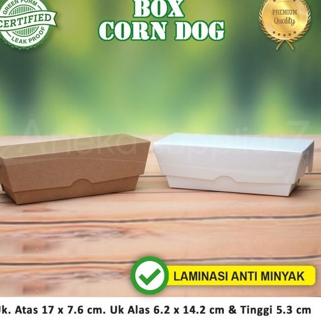 

[262] Kotak Dus Box Corn Dog Corndog (50 pc) WWI4