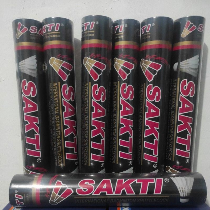 SHUTTLECOCK SAKTI HITAM SHUTTLECOCK BIMA SAKTI KOK BULUTANGKIS BOLA BADMINTON COCK SAKTI sakti hitam