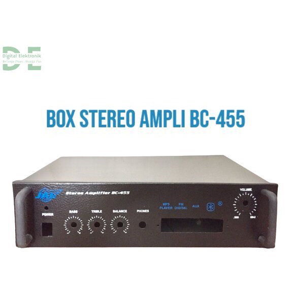 BOX STEREO AMPLIFIER USB BC-455 BOSTEC BOS AMPLI USB