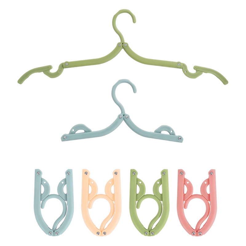 Hanger Gantungan Lipat Warna Minimalis Untuk Pakaian Cocok Dibawa Travelling Praktis Serbaguna