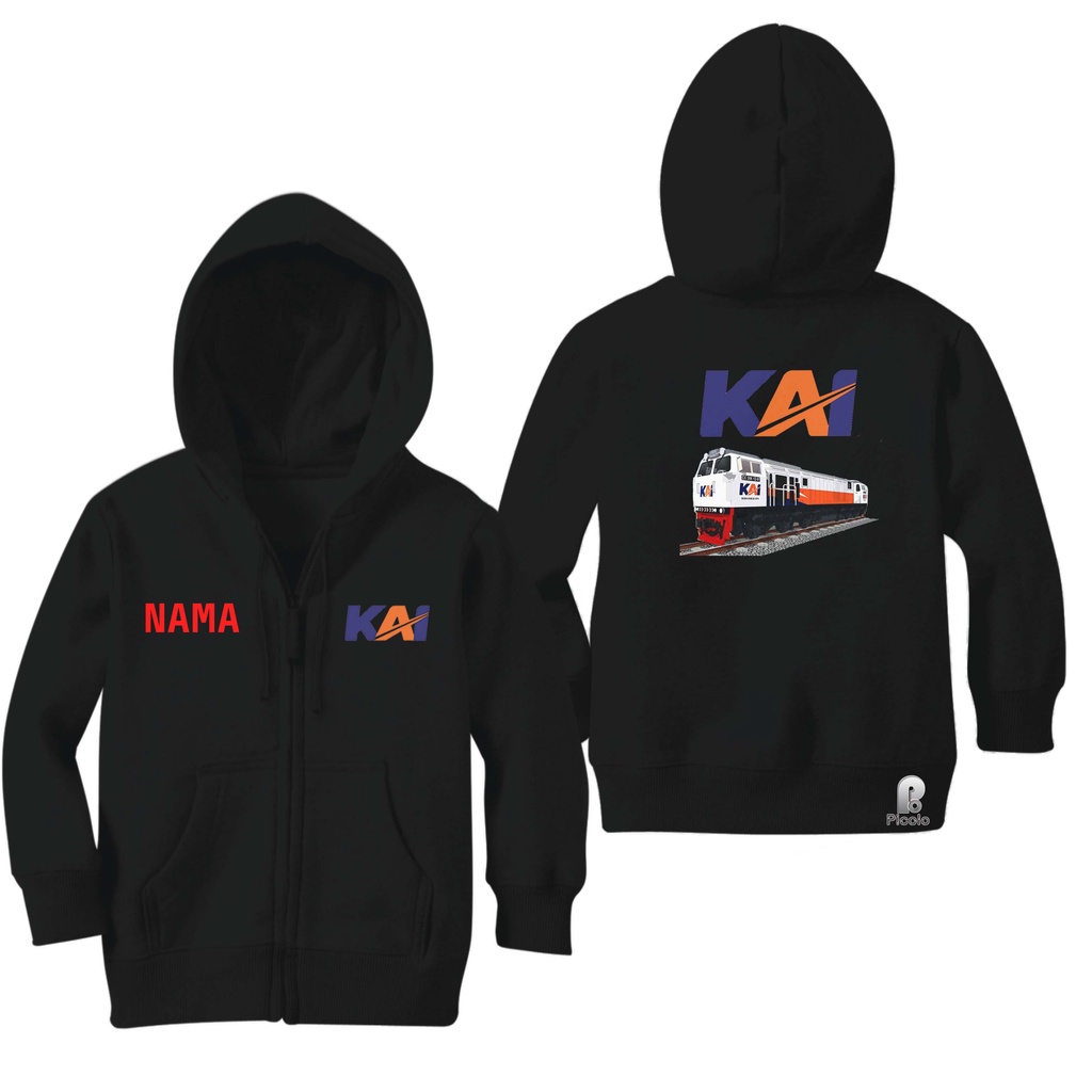 SWEATER HOODIE ZIPPER ANAK MOTIF KAI UNISEX (FREE NAMA)