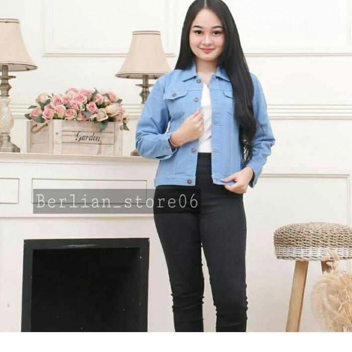 Jaket Wanita Jeans Biondy Biondi Kekinian // Jaket Jeans wanita // Jaket wanita kekinian