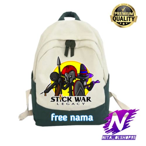 tas anak stickwar legacy game ransel sekolah