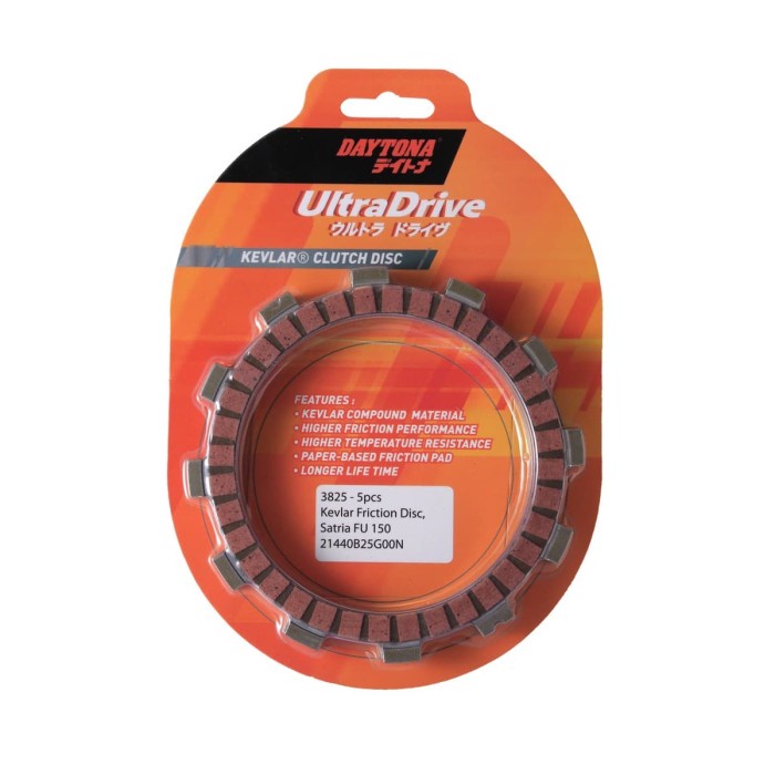 Kampas Kopling Kevlar Daytona Satria Fu 150