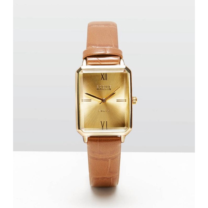 Sophie martin jam tangan wanita terbaru promo murah JAM DYVETTE BROWN jam analog jam fashion wanita 
