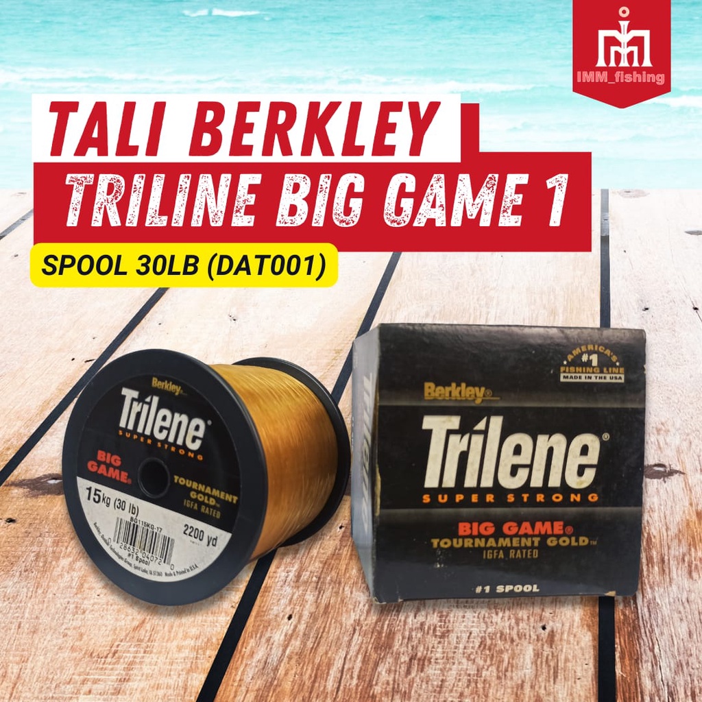 TALI BERKLEY TRILINE BIG GAME 1 SPOOL | Senar Pancing | Tournament