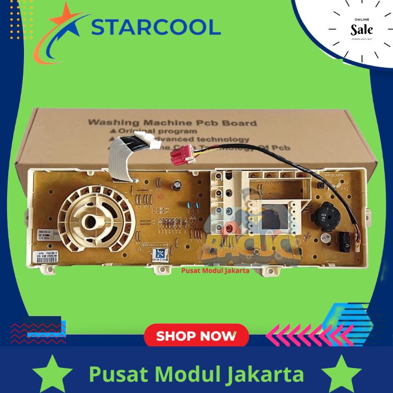 display modul pcb mesin cuci LG front loading WD-M8070TD INVERTER Direct Drive