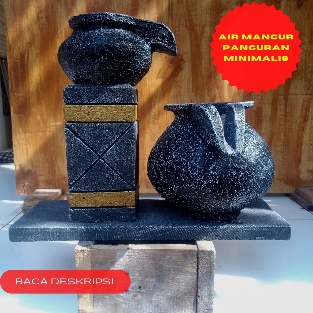 air mancur tanpa kolam (gratis mesin air)
