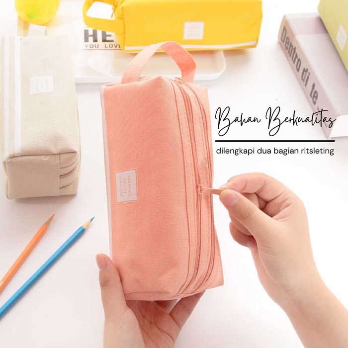 Tas Kosmetik Tempat Pensil Korea Cosmetics Storage Bag Multifungsi