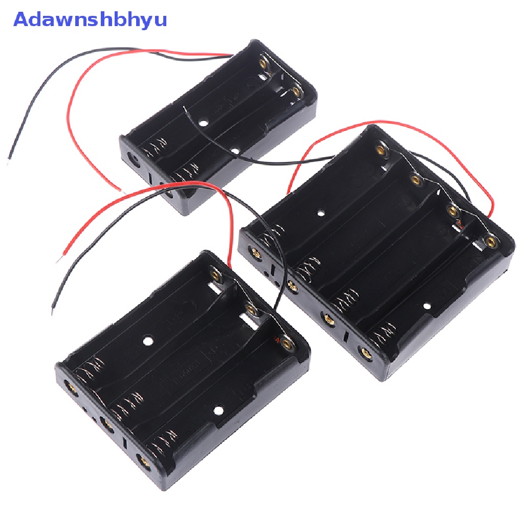 Adhyu 1PC Tempat Penutup Case Penyimpanan Bahan Plastik Li-ion Untuk2Per3 /4x3.7V 18650 DIY ID