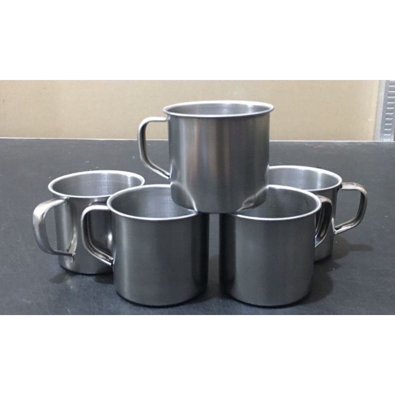 mug tutup stainless ukuran 7,10 dan 12