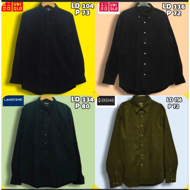 KEMEJA CORDUROY SECOND BRAND
