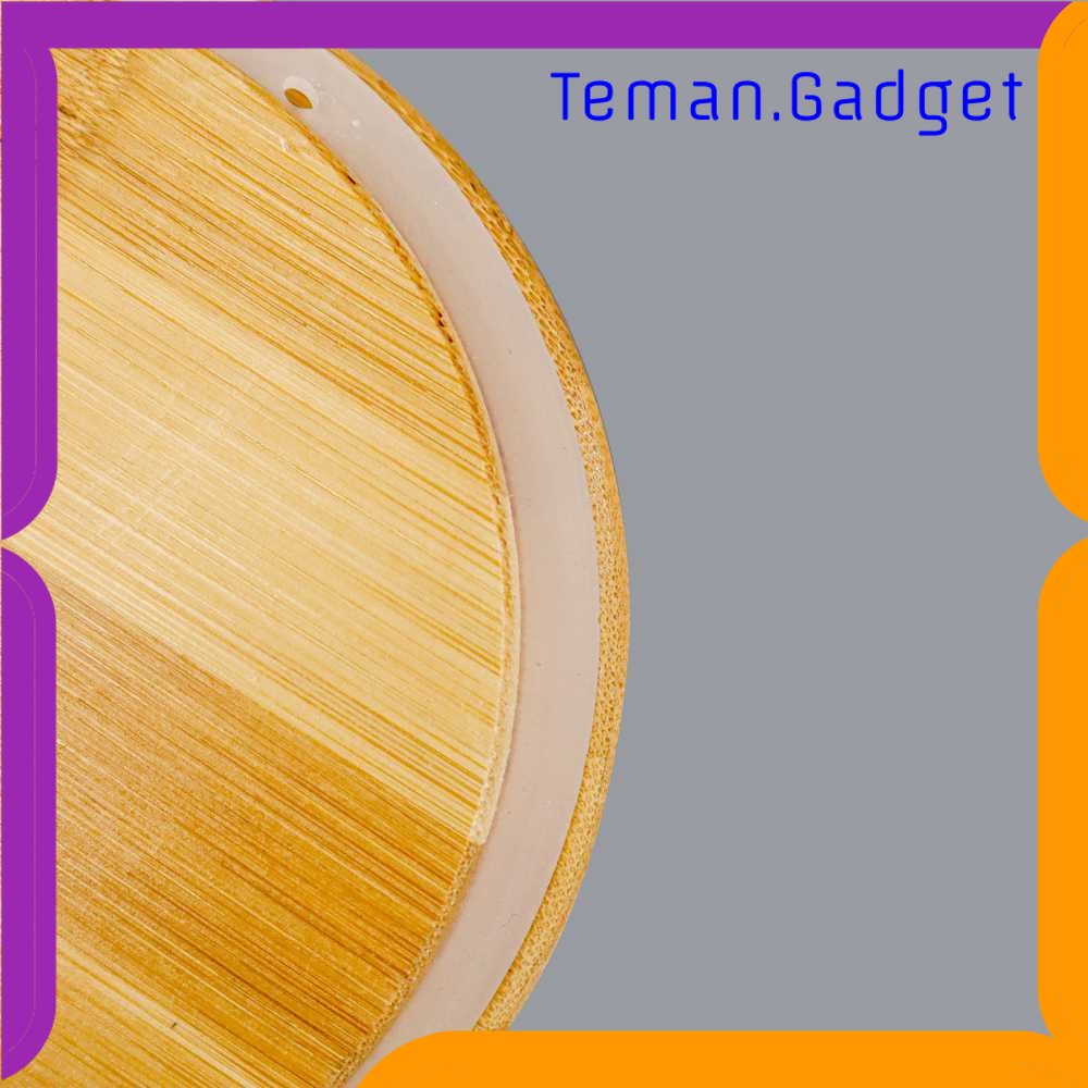 TG - DPR INTERNAUL Toples Kaca Penyimpanan Makanan Bamboo Cover 2 Layer - YS-7061