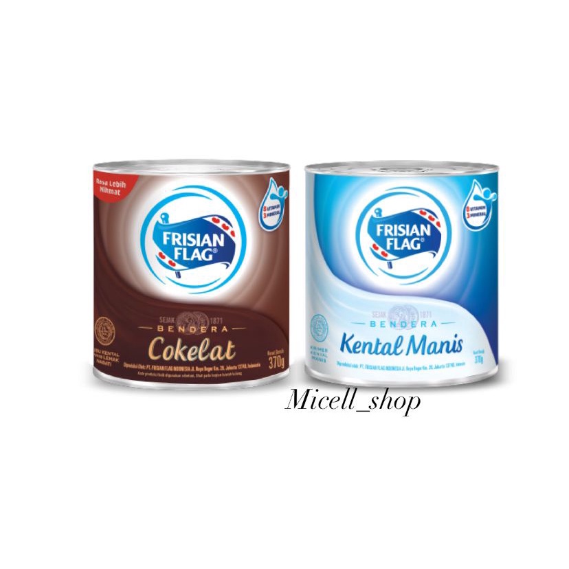 FRISIAN FLAG Kental Manis Kaleng 370gr | Susu Kaleng