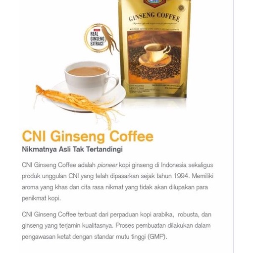 

Terbaru dan terlaris GINSENG COFFEE CNI KOPI GINSENG ASLI ORIGINAL ISI 20 SACHET .,.,.,.,