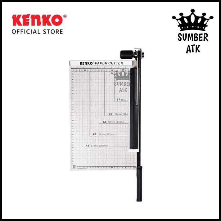 

Promo Pemotong Kertas Kenko Paper Trimmer 10" X 15" ( Metal Folio ) Original