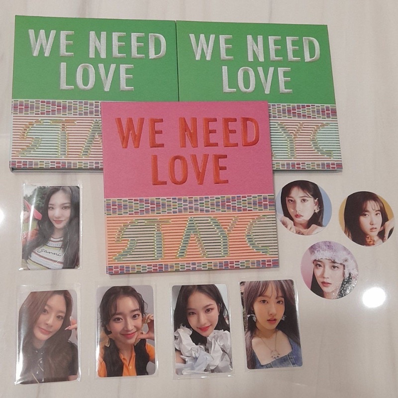 Jual STAYC 2nd Single Album We Need Love Photocard Circle Card Album