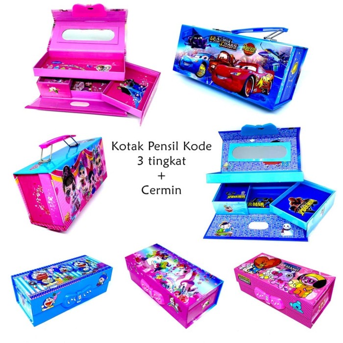 

DISCOUNT Kotak Pensil Code 3D 3 Tingkat / Karakter untuk Anak Cowok Atau Cewek COD