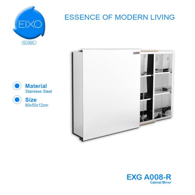 EIXO Global Rak Kabinet Stainless Cermin Dinding Wall Mirror Cabinet asik promo
