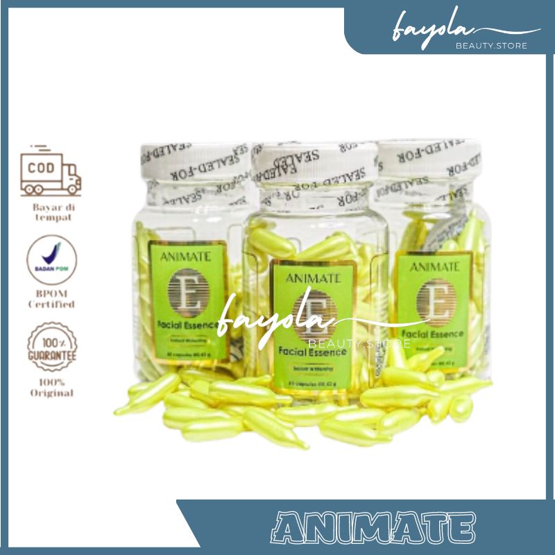 Jual [READY] Animate Facial Essence Serum Vitamin E Asli 100% Original