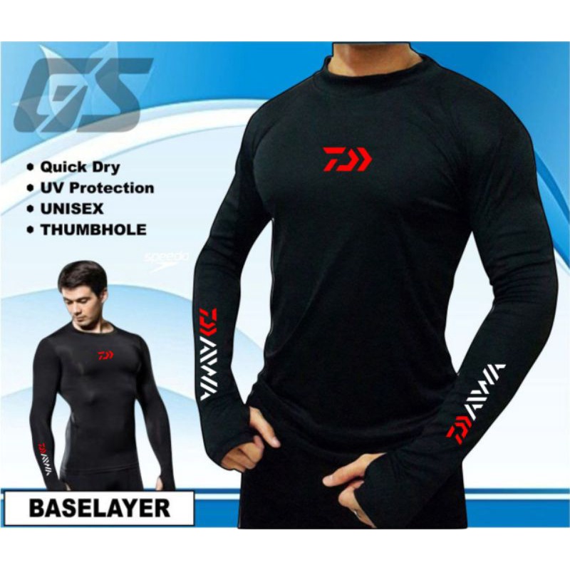 kaos lengan panjang mancing pelindung panas matahari