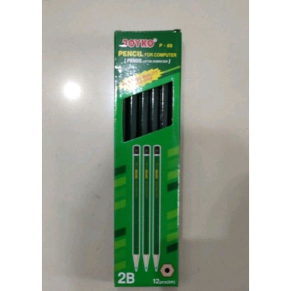 

Pensil Standard Joyko 2B 1 kotak isi 12 batang pensil
