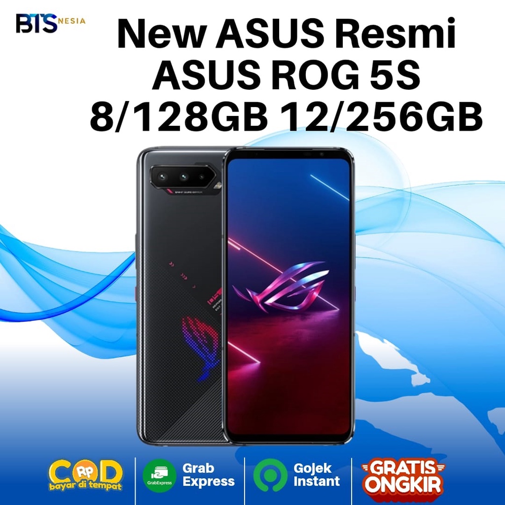 ASUS ROG PHONE 5S - 8/128GB 12/256GB GARANSI RESMI ASUS INDONESIA