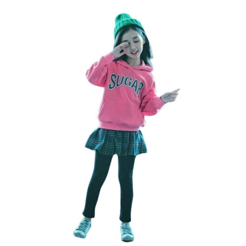 ZAHRA - Sweater Fleece Hoodie Anak Perempuan 1 - 5  tahun / SUGAR HODIE Anak CEWEK/COWOK