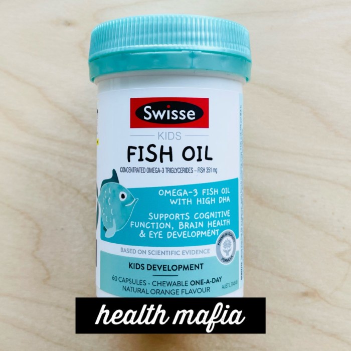 Swisse Kids Fish Oil 60 Capules