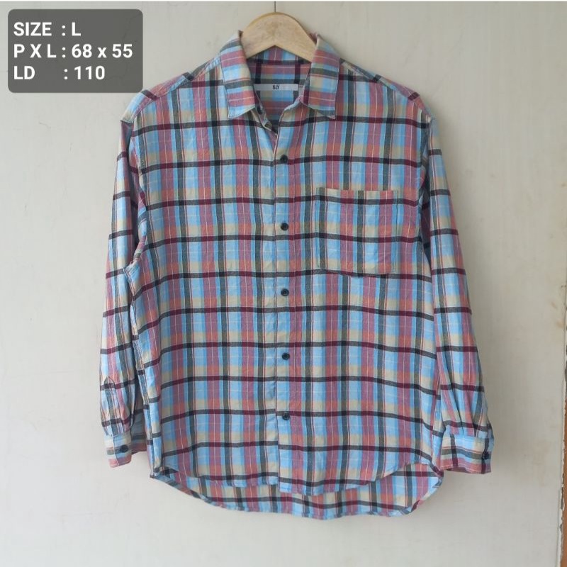 Kemeja Flanel Sly / Sly Plaid Flanel Shirt