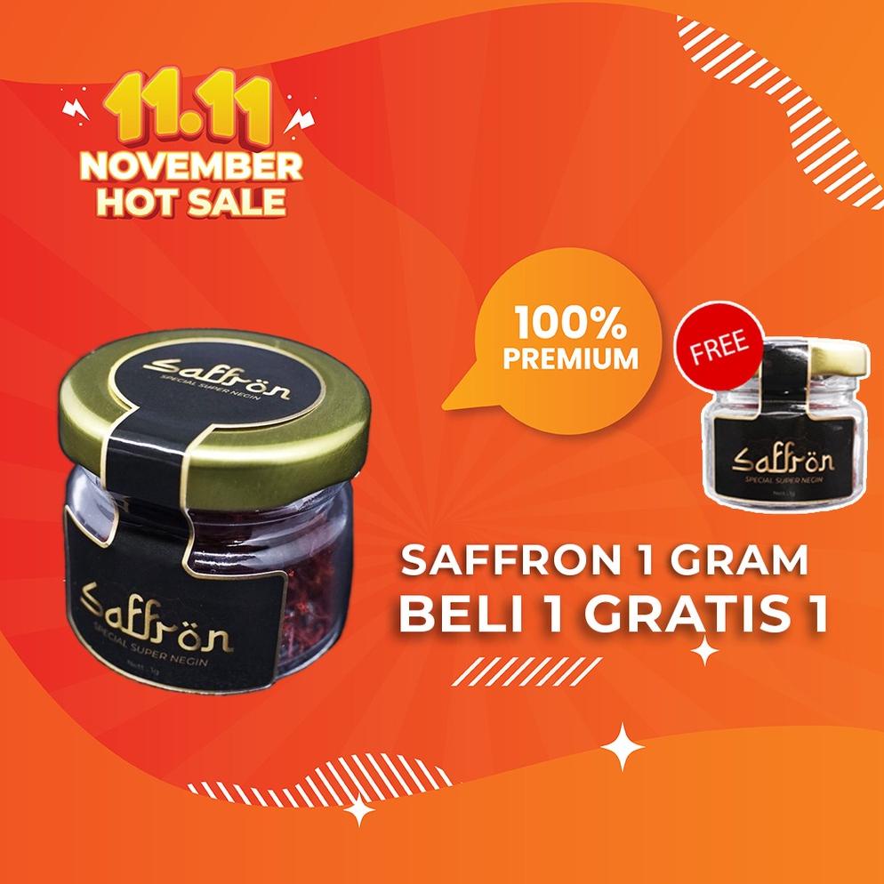 

[BAYAR DITEMPAT] [ BELI 1 GRATIS 1 ] SAFFRON SPECIAL SUPER NEGIN 1 GRAM ORGANIC ORIGINAL IRAN - PREMIUM QUALITY 1 GR