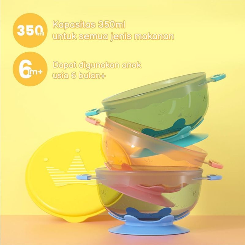 Moro-Moro Crown Suction Bowl MSB2232 — Mangkuk Anak