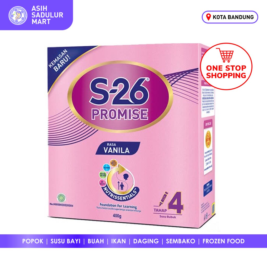 S26 Promise Tahap 4 400gr Susu Formula Bubuk Powder Promo Murah Bandung