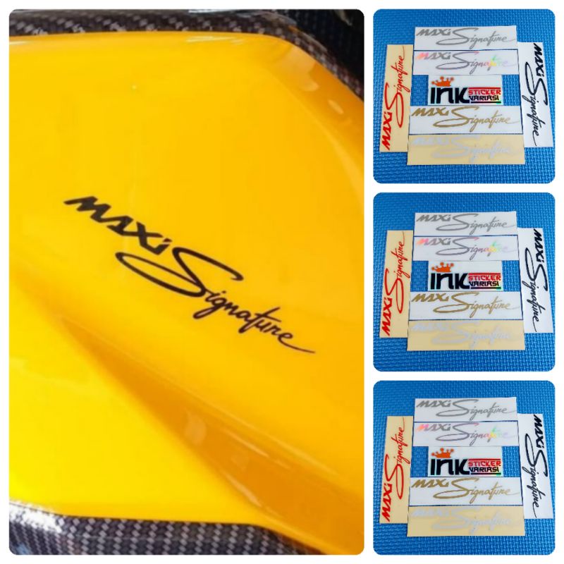 

STICKER MAXI SIGNATURE CUTTING